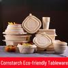 Biodegradable Corn Starch Round Food Containers
