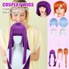 Heiße Cosplay-Perücken im Anime-Stil, Cosplay-Perücken für Frauen,, Party-Cosplay-Perücken,