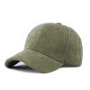 New Autumn and Winter Solid Color Corduroy Baseball Cap for Men and Women, Simple Duckbill Cap