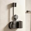 Hair Dryer Holder Suction Cup Storage Modern Universal Blow Dryer Holder Wall Mounted Storage For Home Apartment Hotel College