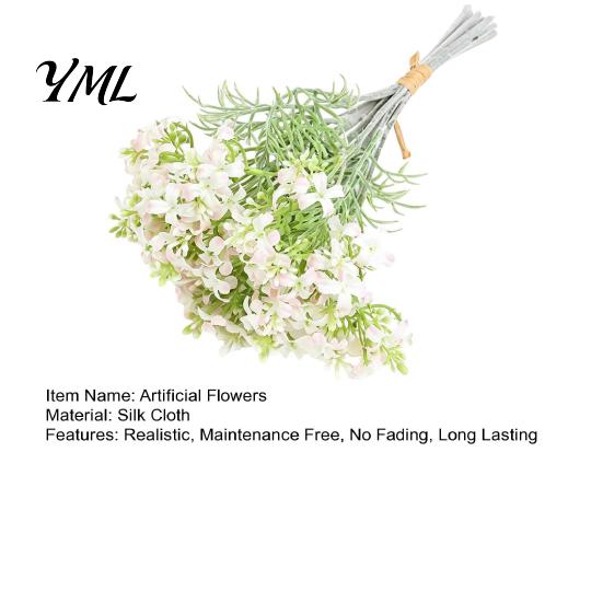 Maintenance Free Indoor Plant Decor Artificial Orange Jasmine Flowers, Realistic Murraya Paniculata Flower Bouquets, Souvenirs for Friends Flexible