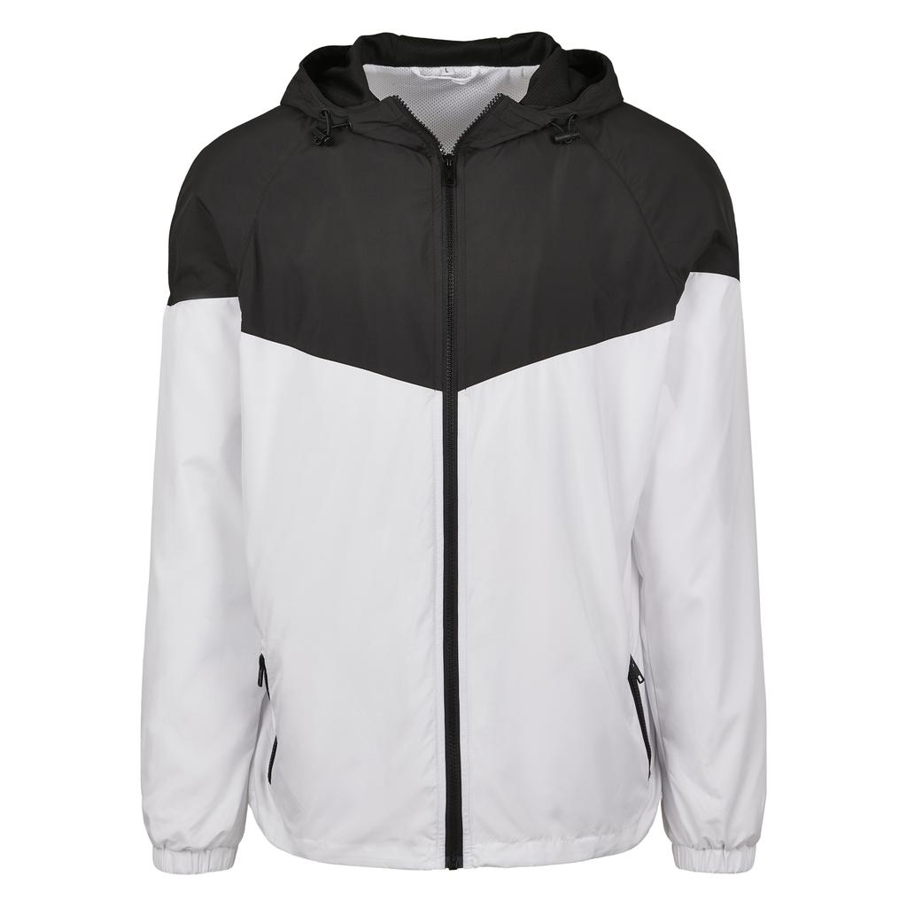 Build Your Brand Unisex Adult Two Tone Windrunner Jacket