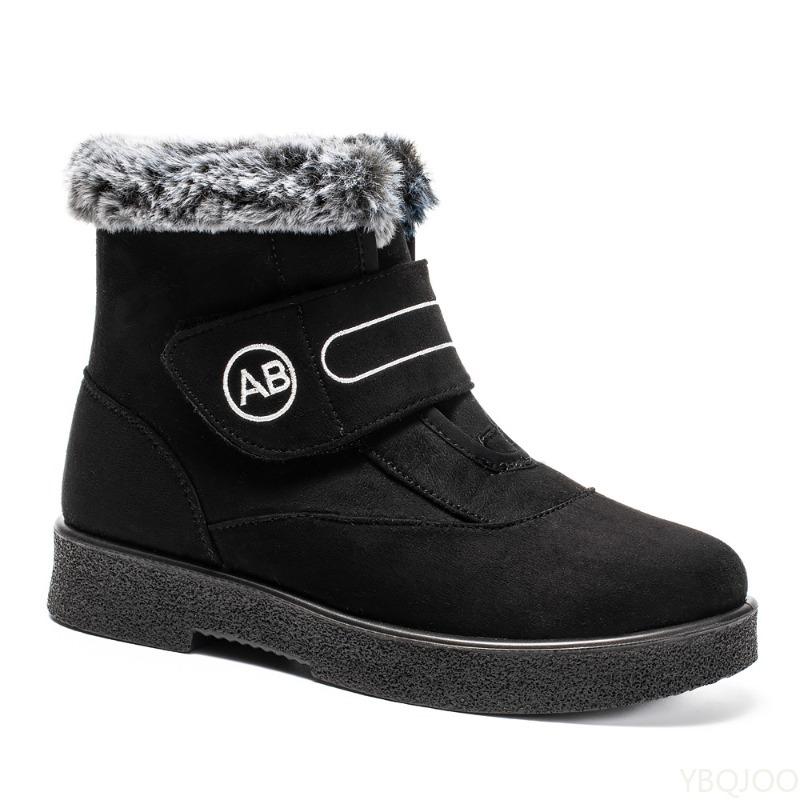 Fashionable Versatile Women's Winter Shoes Minimalist Comfortable Super Warm Ankle Boots Woman Snow Boots Low Heels Shoes