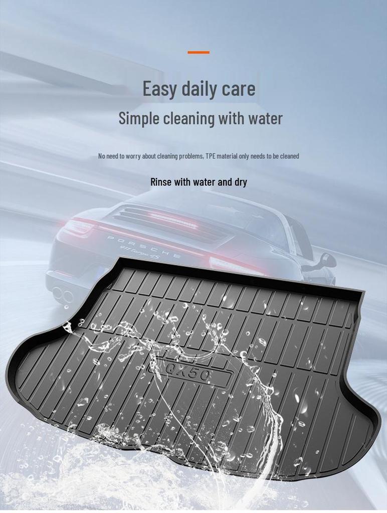 Waterproof Durable Trunk Mat for Infiniti - Car Accessories