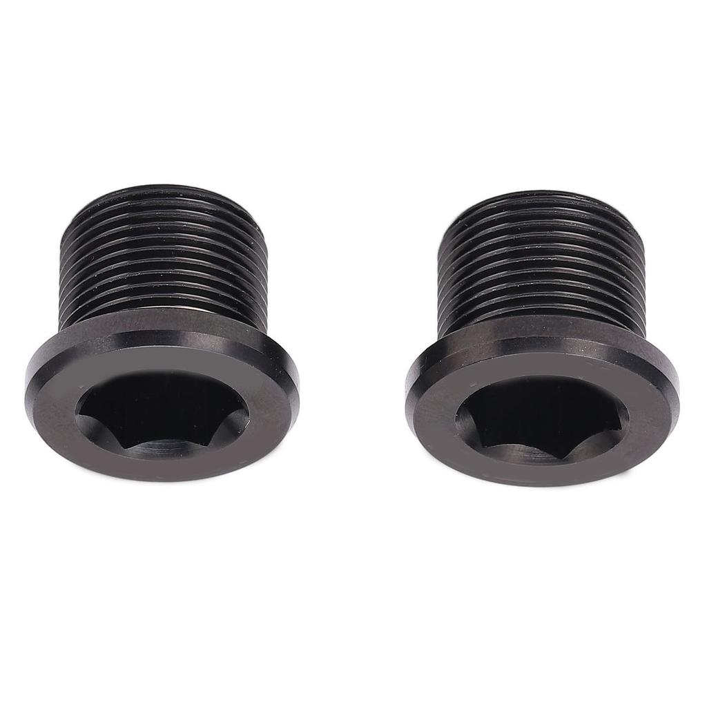 Bike Crank Screw Rust Proof Metal Chain Wheel Nut Bike Crankset Arm Fixing Screw for Road Bikes 2pcs