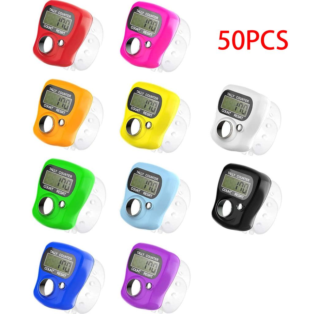 Electronic Finger Counter, Mini LCD Digital Display Tally Counter 5-Digit Number Count Clicker, Counters Clickers for Knitting