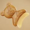 Natural Material Bear Shape Skin Scraping Board Green Sandalwood Massager  SPA