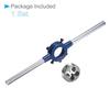 CoCud Die Stock Handle Set, 3/8-24 UNF Thread Die and Fits 20mm-30mm Outer Diameter M9-M11 Die Wrench Tool Kit, for Thread Cutting and Repair, 1 Set