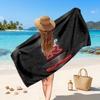 Nissan GT-R Customized Name Text Beach Towel, Soft Absorbent Towel Beach Pool Travel Personal Gift