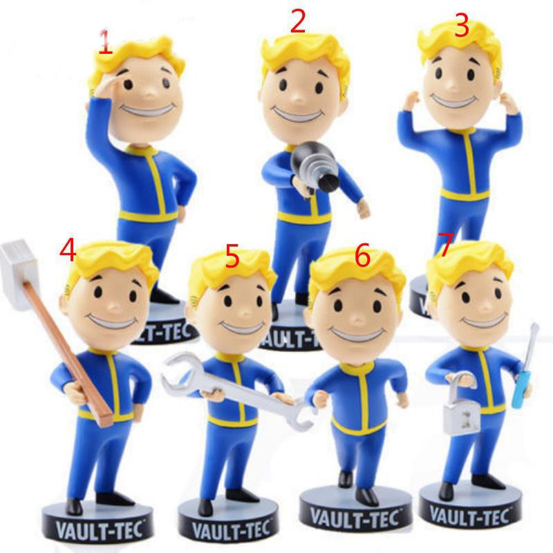 Fallout Radiation 4 Vault Boy Action Figure Collection 15cm Pvc Static Display Cartoon Anime Style