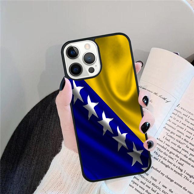 Bosnia and Herzegovina Flag Phone Case Cover For iPhone 17 Air 15 16 14 11 13 Pro Max 12 Plus Max Cover Coque
