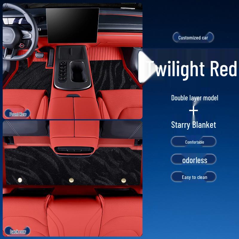 Waterproof TPE Floor Mats for Haval Chitu Models 21-25 - Silver Gold Platinum Rabbit