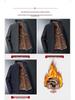 Dad's Autumn Winter Plus Size Cotton Jacket - Middle-Aged Men's Loose Fit, Warm Velvet-Lined Casual Wear