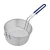 Easy-Draining Round Stainless Steel Frying Basket Food-Grade Kitchen Accessory
