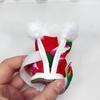 4Pcs Christmas Winter Dog Shoes Warm Cats Puppy Socks Fashion Pet Shoes  for Small Medium Dog