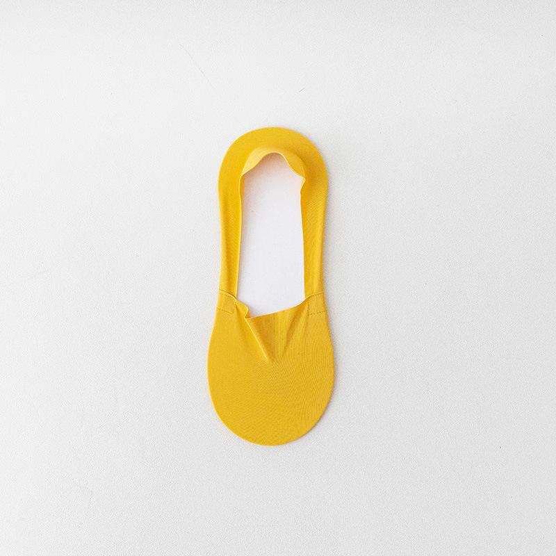 Women's Large-sized Boat Socks, Summer Anti-slip and Non-dropping, and Ice Silk Thin Socks, Shallow-mouthed Invisible Large-sized Short Socks