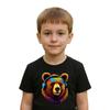 Bär mit Kopfhörern T-Shirt Herren Damen Tees Top – Musikliebhaber Tee, Geschenk für Musikliebhaber