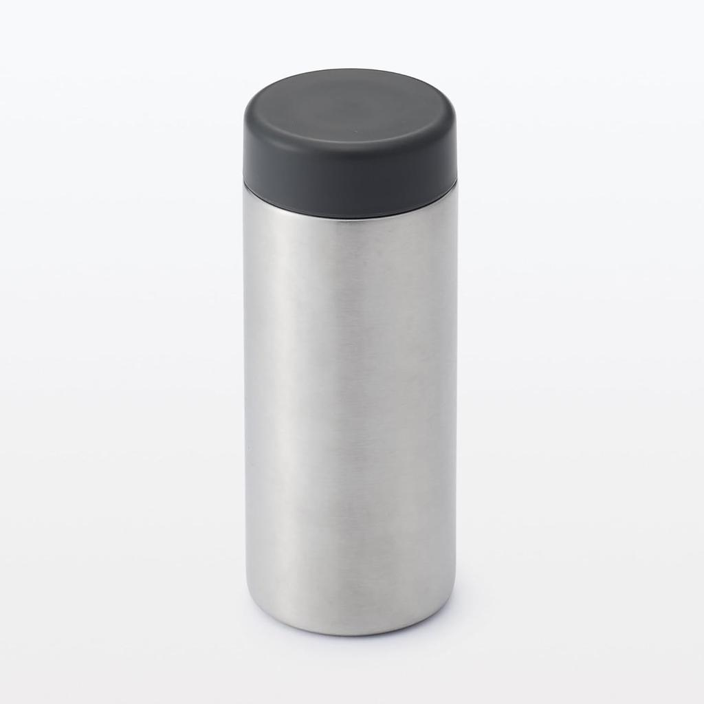 MUJI Nerezová izolovaná láhev 200 ml - Kompaktní termoska, Japonsko