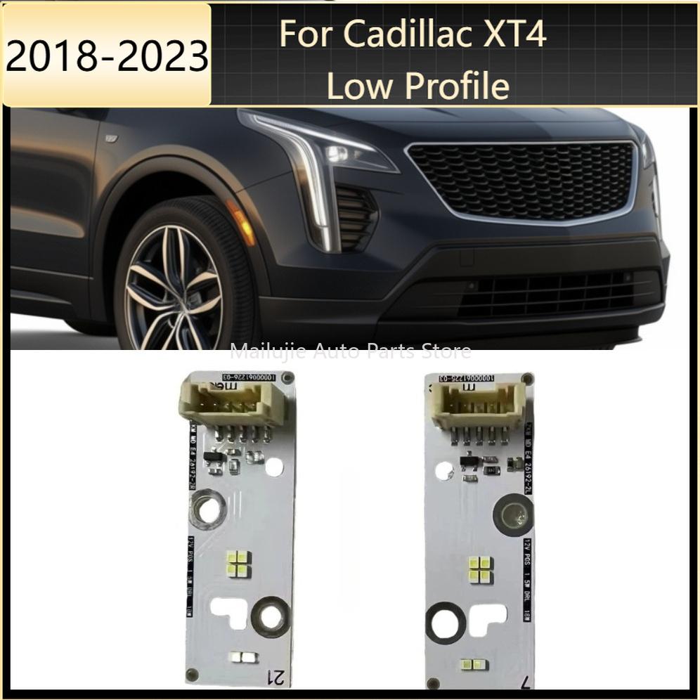 LED Daytime Running Light Chip Board For Cadillac XT4 2018-2023 Low Profile Headlight DRL Chips NEW Headlight DRL Module zf5