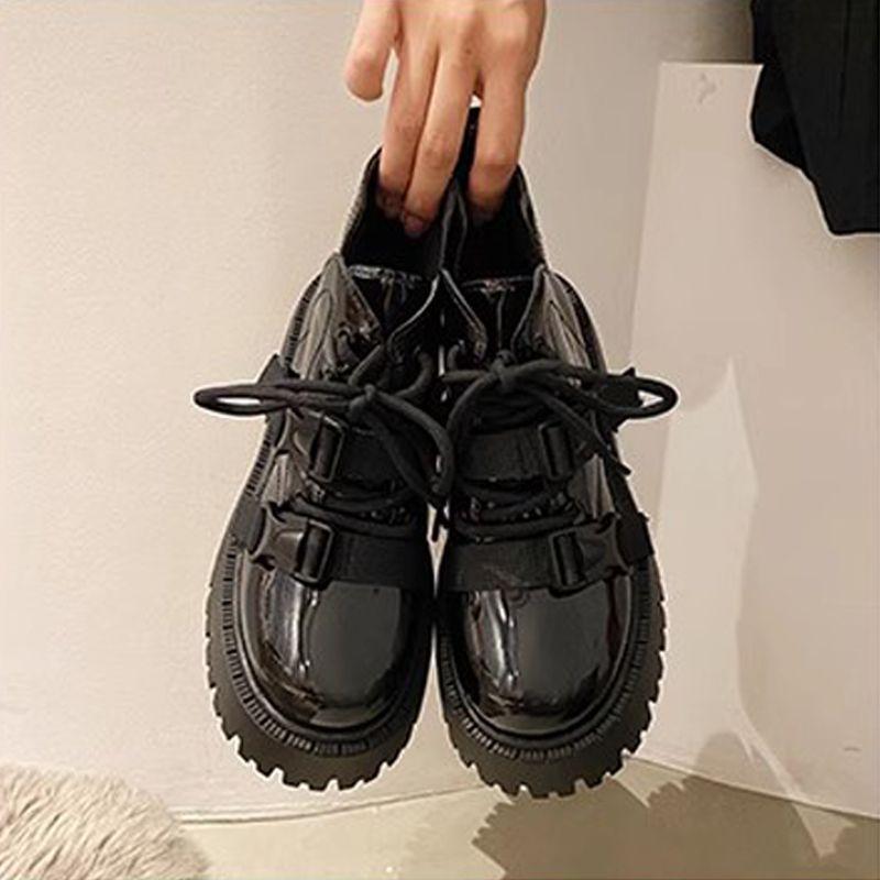 Fashion Soft Woman Short Shoes Height Increasing Autumn Winter Non Slip Booties Footwear High Quality Y2k Hot Goth Ankle Boots for Women