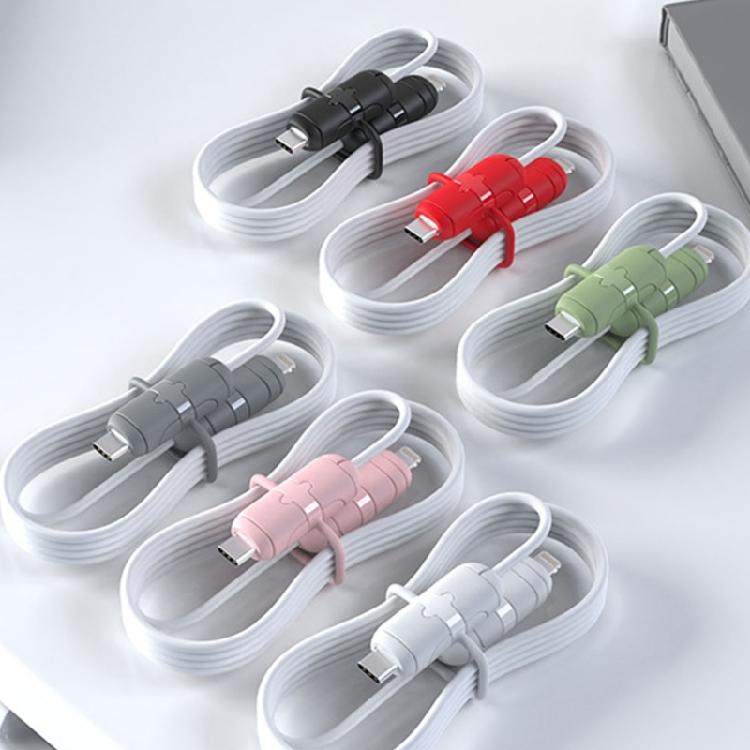 1PC Cable Protector Soft Silicone Cover for Phone USB Charging Cable Protector