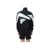 Reebok High Street American Brand Logo Letter Splicing Color Block Casual Woven Retro Stand Collar Jacket Unisex Jacket Black 24SRM101UGH0