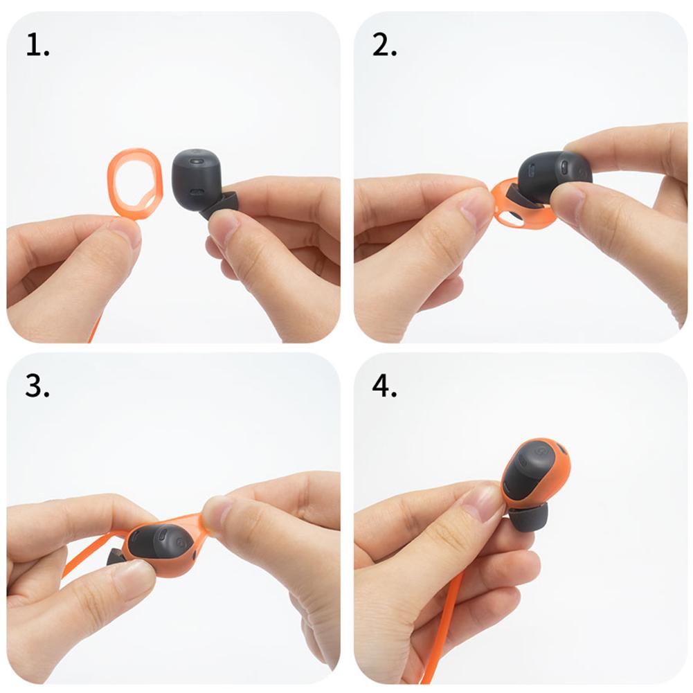 Silicone Anti Lost Rope Sweatproof Bluetooth Headphone Neck Strap For Google Pixel Buds Pro Headphones Case Holder Cord String