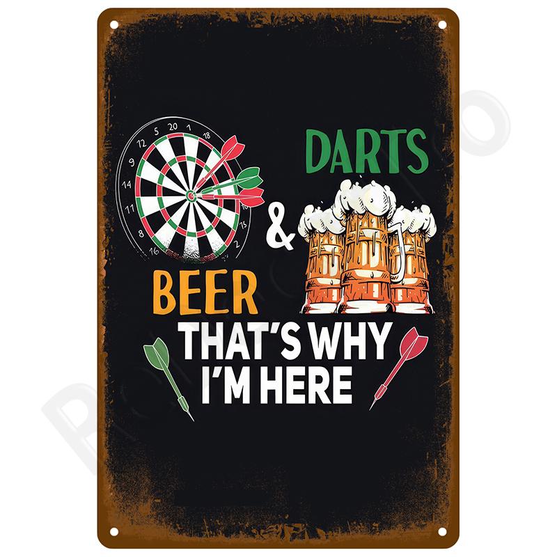 Retro Wall Art Tin Sign Interior Outdoor Aesthetic Room Vintage Home Decor Items Decoration Luxury Metal Sign Poster Plates Bar