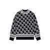 WE11DONE All Over Logo Jumper Black Unisex Tops WD-KO3-21-602-U-BK