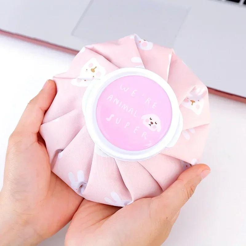 Niedliche Cartoon-Kühlpacks Vielseitige Kalt- und Warmkompressen Sommer Mini Sport Kühlendes Wasserinjizierbares Eis Verpackung Wiederverwendbar