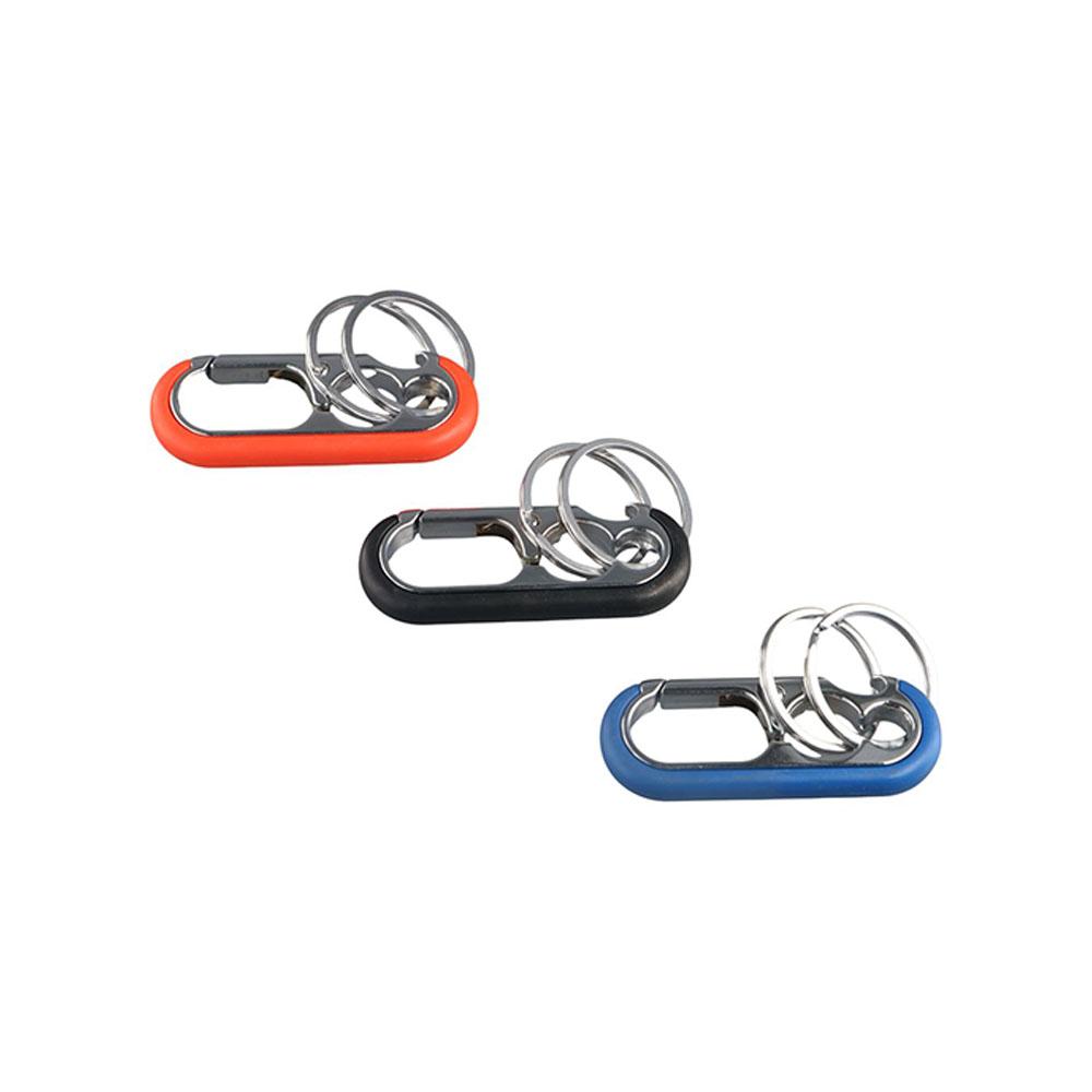 Metal Key Buckle Business Car Keychain Car Key Holder Bottle Opener Key Chain Double Ring Keychain