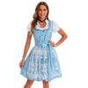 Robe ethnique à pois bavarois Oktoberfest