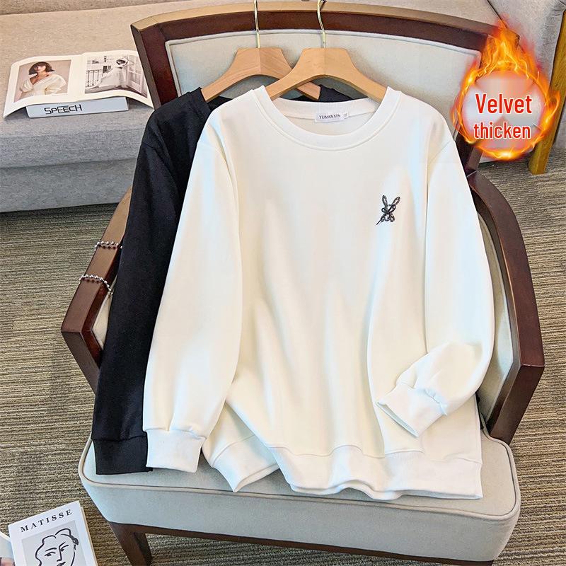 

Plus Size Autumn/Winter Hoodie, Loose Fit (Chest 150/160cm, 200/350 lbs) 3XL