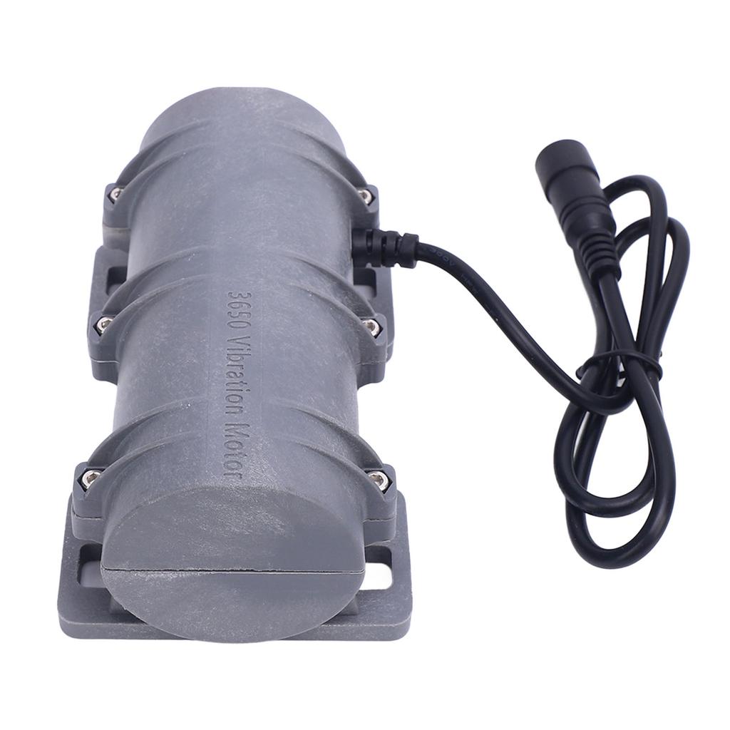 Vibration Motor 3650 DC 3800RPM with Adjustable Speed Adapter Double Eccentric for Massaging Bed