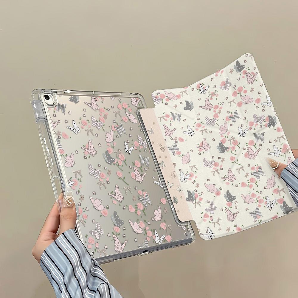 Para iPad Pro 11 12.9 13 Pulgadas M2 M3 2025 A16 11ª 10ª Generación 10.9 Air 5 4 9ª 8ª 7ª 10.2 Mini 6 Funda Inteligente con Soporte para Lápiz