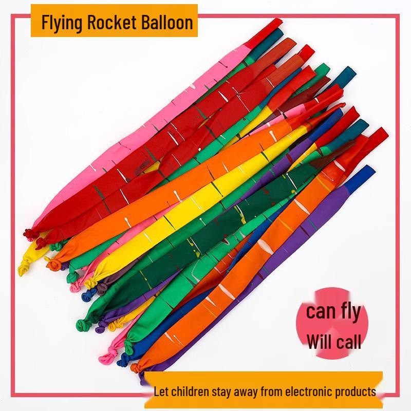 Létající Prdící Raketa Balónek - Křičící Vzlétající Hračka pro Děti a Budoucí Internetové Celebrity