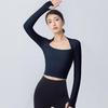 Women's Quick-Dry Slim-Fit Long-Sleeve Yoga & Fitness Top