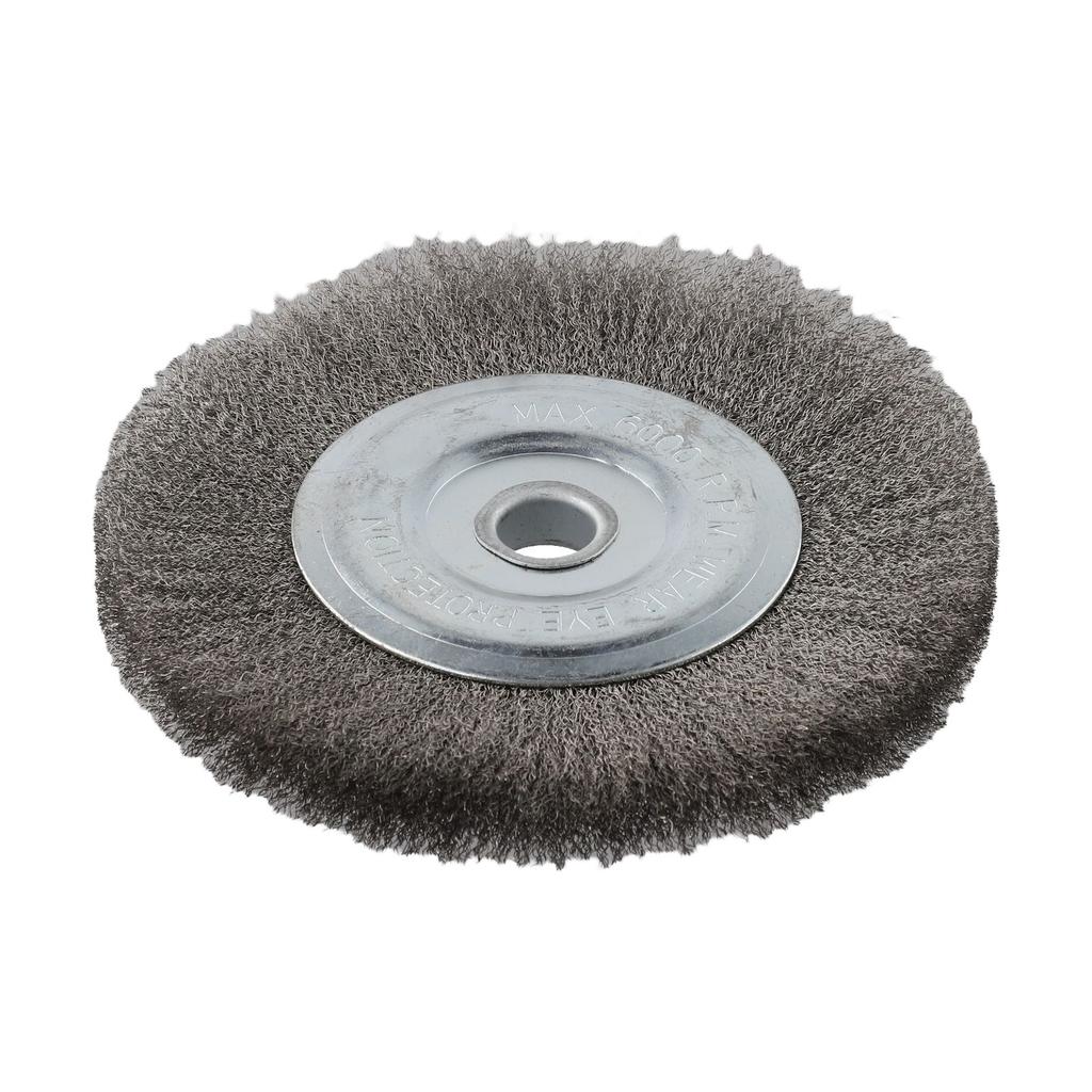 Abrasive Wire Wheel Diameter 150mm 6 Inch Crimped Wire Brush Edge Blending Metal Polishing Non-metal Polishing