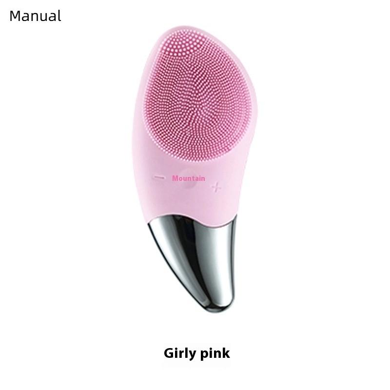 Водонепроницаемая щетка для умывания лица для мужчин и женщин, перезаряжаемая отшелушивающая электрическая щетка-скруббер для лица