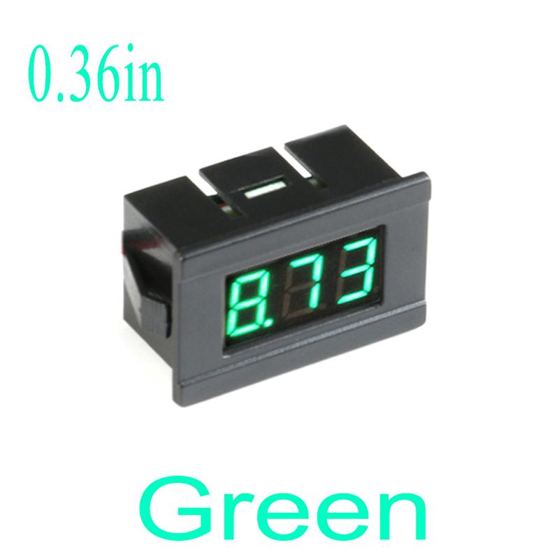 0.36in DC4.5V-30V Mașină Barcă Motocicletă Voltmetru Digital Afișaj LED Volt Metru de Tensiune Mini Tester Panou Ampermetru
