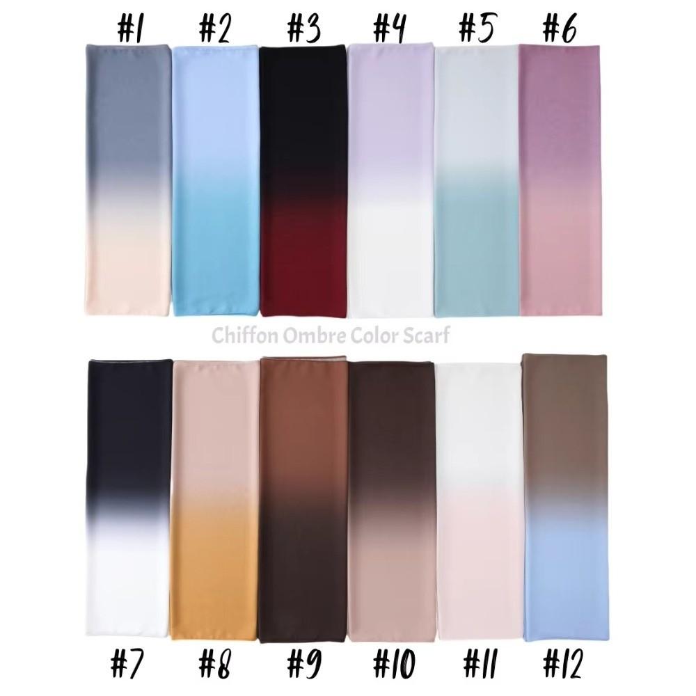 Long Headscarf Chiffon Wraps Shawl Elegant Ethnic Style Scarf  Daily