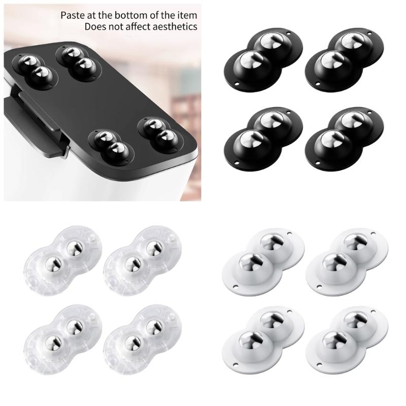 Heavy Load Furniture Movers with Double Bearings Not Drilling Required Multipurpose Furniture Casters Wheel for House