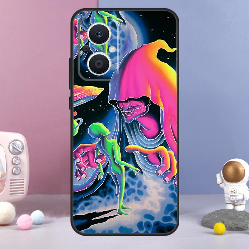 Mushroom Moon Shroom Farmer Funda For OPPO Reno 13 F 11F 12F 14F 10 11 12 14 Pro 7 8 Lite OPPO Find X6 X5 X8 X9 Pro Case