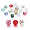 10/20pcs 10mm Czech Lampwork Crystal Flower Spacer Beads Flat Round Loose Beads For DIY Jewelry Making Supplies Accessories