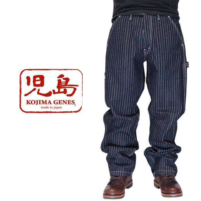 Kojima Jeans KOJIMA GENES Painter 13oz Wabash Made in One Pants, Denim, Japan, Men's, Wash, RNB-1413-Wabash-36