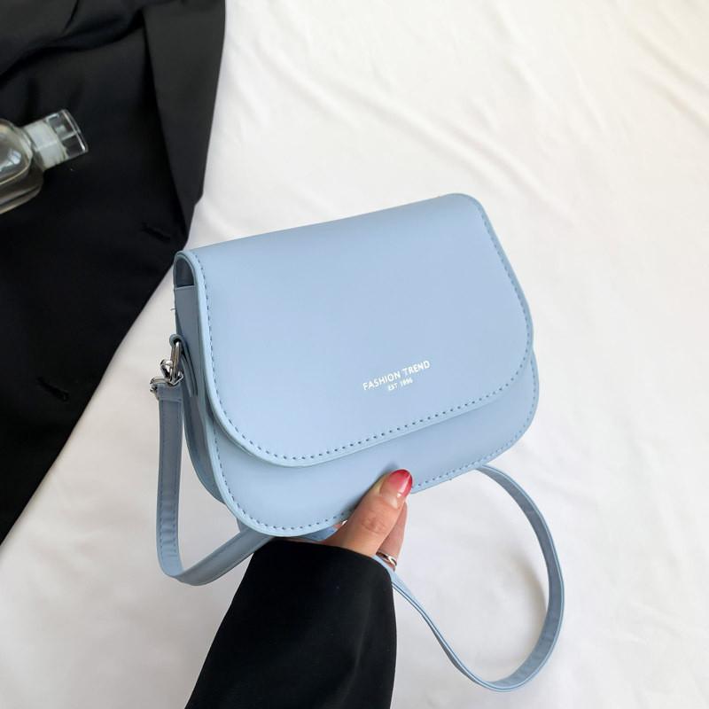 Stylish Minimalist Crossbody Bag 2023 Fall Trendy Pu Leather Saddle Bag For Women