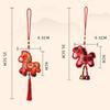 Chinese Style Horse Sachet Tassel Red Horse Gift Horse Bell Tassel Pendant Bag Charms Zodiac Incense Packet
