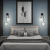 ZK50 Modern light luxury bedroom bedside lamp Nordic living room simple creative aisle corridor background decoration wall lamp