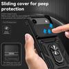 For iPhone 17 Air Case PC+TPU Phone Cover with Lens Protection Kickstand