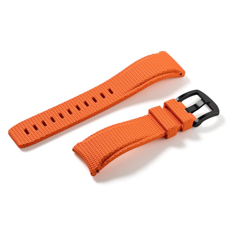 Bracelet en Caoutchouc Fluoro 19mm 20mm 21mm 22mm pour Xiaomi huawei Samsung Swatch MoonSwatch Universel FKM Libération Rapide Bracelet de Montre de Plongée pour Seiko